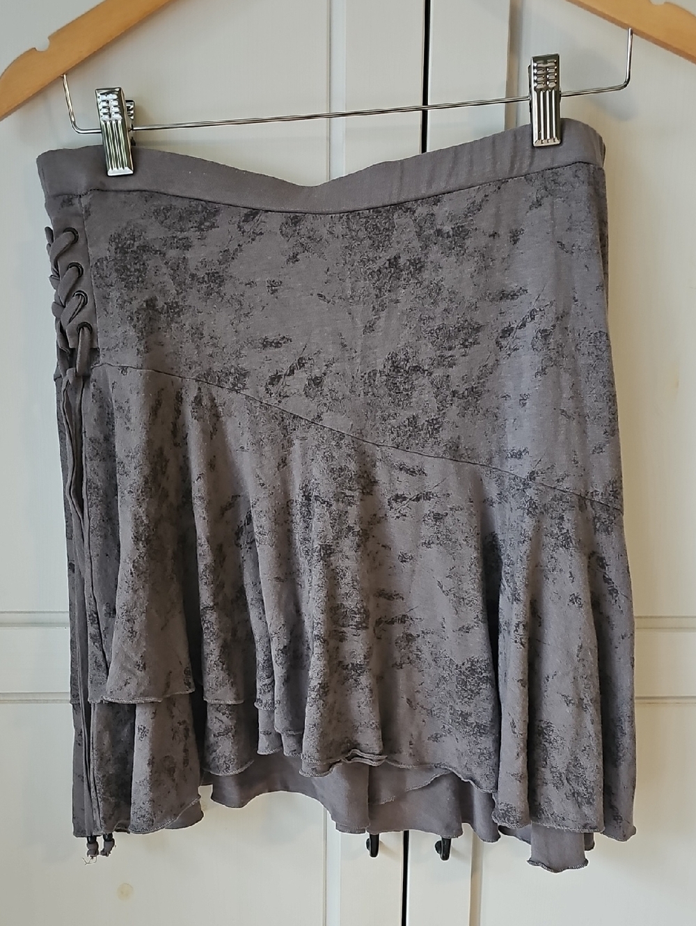 Nomads Gray Bamboo Mix Skirt